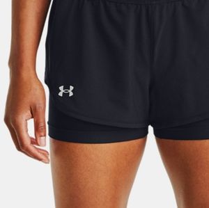 Under Armour Heat Gear Fitted Layered Run Shorts S